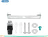 115x20x15mm 2 Set MECCANIXITY Ceiling Light Plate Kit Lighting Fixture Mounting Bracket for Home Office Chandelier