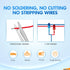 Nilight 360PCS T-Tap Wire Connectors Self-Stripping Quick Splice Electrical Terminals Assortment Kit with Case