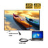 4K 1FT (2 Pack), 4K@60HZ 360, PS5, PS4, HDMI Extension Cable High Speed HDMI Extender (Male to Female) Compatible