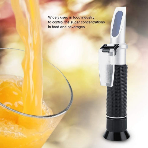 Brewing Refractometer, Brix Meter, Digital Brix Refractometer, Honey Refractometer for Wine Making, Homebrew Kit (0~10%)