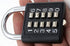 ZENG 10-Digit Push Button Padlock, Unchangeable 5-Digit Combination Lock with Hardened Steel Shackle, Black 2 Pack