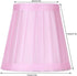 6Pcs E14 Chandelier Lampshade, Household Modern Clip On Fabric Lampshade Small Lamp Shade Pink Droplight Wall Lamp