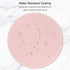 Hsurbtra Premium-Textured Small Round Mouse Pad, 8.7 x 8.7 Inch Pink, Anti-Slip Waterproof Rubber for Office