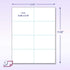 8 100# 4-1/4" 2-3/4" 800 NextDayLabels - Blank Perforated Printable Cardstock, Cards per Sheet, tag - for laser
