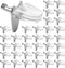 RiseDirectly 30PCS 3mm L-Shaped Shelf Support Pegs, Bracket Pins for Cabinet, Bookshelf, Closet,