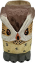 TANG SONG Creative Wood Carving Owl Pen and Pencil Holder, Office Desk Supplies Organizer