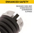 Legrand Pass & Seymour PS5266XCCV4 15 Amp 125V Specification Grade Plug, NEMA 5-15P, Black/White (1 Count)