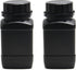 Othmro 2Pcs 8.5oz Plastic Lab Chemical Reagent Bottles 250ml Wide Mouth Round Storage Containers with Cap for Food