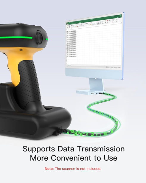 Inateck BCST-75, Barcode Scanner Charging Base, Easy to Use, Suitable for Scanner Not Included