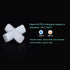 MECCANIXITY Magnetic Stirrer Mixer Stir Bar Rod - 20mm Cross Shape PTFE Coating Magnet for Laboratory (3Pcs)
