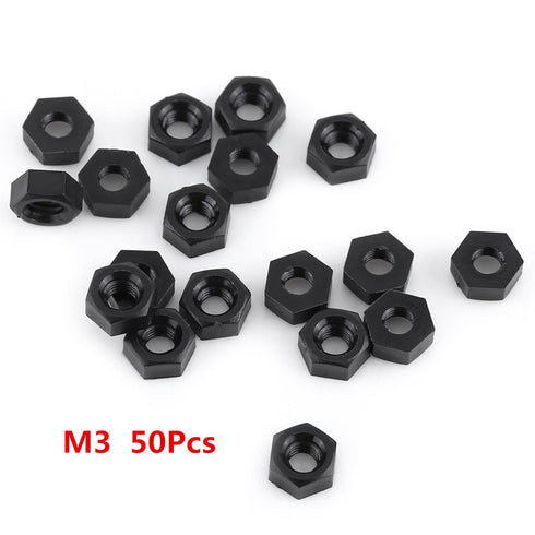 250Pcs M3 Hex Column Standoff Spacer Pillars Screws Nuts Assortment Kit with Storage Box for PCB Circuit Boards