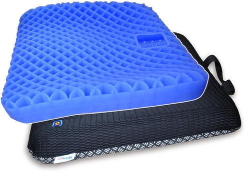 Gel Seat Cushion – 1.8 Inch Thick Orthopedic Chair Pad for Pressure Relief in Office, Car, Home, Wheelchair