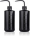 Melphoe Tattoo Wash Bottle Squeeze, 2Pcs 500ml Plastic Squeeze Medical Lab Washing Bottle, Black