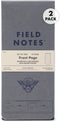 Field Notes Front Page 2-Pack of Reporter's Notebooks - 3.75" x 8"