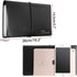BTSKY Expanding File Folder - 13 Pockets Accordion File Organizer for Receipts, Coupons, and Cards - Black with Rope