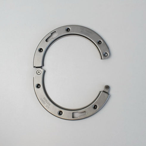 The Clam 2-Piece Toilet Flange Repair Kit, Fits 4" Drain Pipe, Easy Install, Corrosion Resistant Stainless Steel