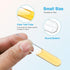 PATIKIL 5ml Test Tubes, 200pcs Glass Clear Round Bottom Containers for Bead Party Candy Storage