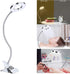 Adjustable LED Magnifier with Clamp Lamp, Rechargeable Magnifying Lamp