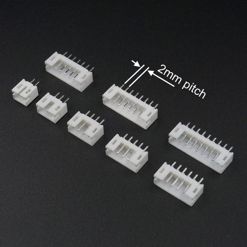 PH 2.0mm Socket Kit, Compatible with JST-PH 2.0mm Pitch Connectors, Through-Hole Top Entry Type Stemma