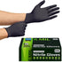 6 Inspire Black Nitrile Gloves HEAVY DUTY Mil Nitrile Chemical Resistant Medical Cooking Cleaning Disposable Black