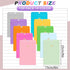 Geyee 100 Pcs 6 x 9 inch Clasp Envelopes Manilla Envelopes Gummed Mailing Envelopes Clasp Closure for Storing or Mailing Colored Envelopes for Home Office Business School (Fresh Colors) by Geyee