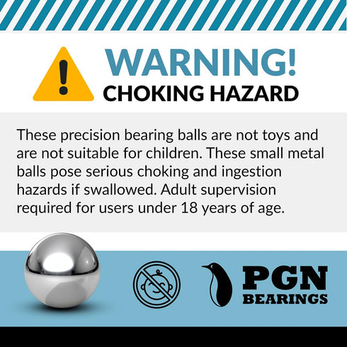 (10 3/4" Inch (0.75") G25 Pieces) PGN - Precision Chrome Steel Bearing Balls