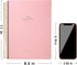 Meeting Notebook for Work with Action Items, 210 Pages, Meeting Planner Organizer for Office, A4 Pink
