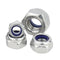 Generic 30Pcs M8 Lock Nuts, 304 Stainless Steel Nylon Insert Locknuts, Vibration &