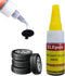 Black Tire Repair Glue, 20g 0.7oz, Strong Adhesive Bonding for Sidewall Puncture, Instant Super Glue for Off-Road Car,