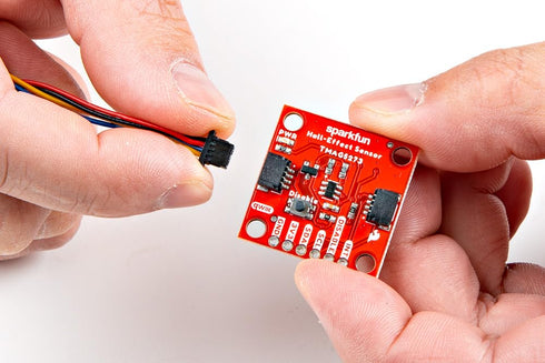 3D TMAG5273 1.00 1.00 SparkFun Linear Hall-Effect Sensor - (Qwiic) Low-Power, high-Precision Magnetic Field Sensor