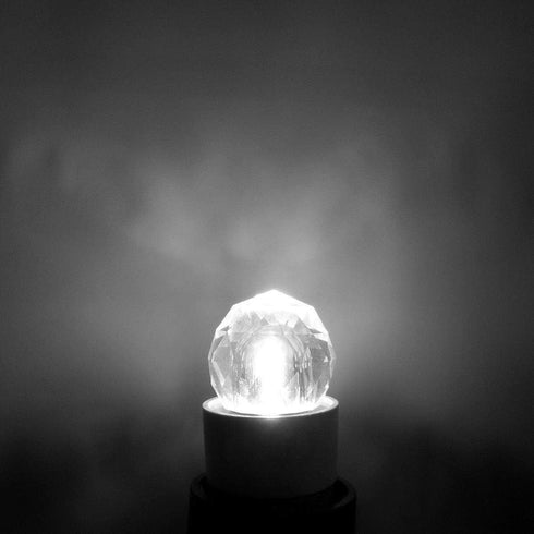 Lxcom Lighting G9 LED Bulb 2W Dimmable, Globe Crystal LED Light Bulbs, 20W Equivalent, Daylight White 6500K, 4 Pack.