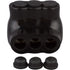 Morris Products 97624 Black Insulated Multi-Cable Connector, 3 Wire Ports, 2-14 Wire Range