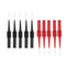 10PCS Multimeter Test Lead Extension Back Probes, Sharp Needle Micro Pin Stainless Steel for Banana Socket Tester