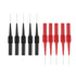 10PCS Multimeter Test Lead Extension Back Probes, Sharp Needle Micro Pin Stainless Steel for Banana Socket Tester