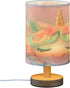 Bulb ALAZA Unicorn Lovely Rose Flower Decor Bedside Table Lamp with USB Port for Bedroom Nightstand Office Desk LED