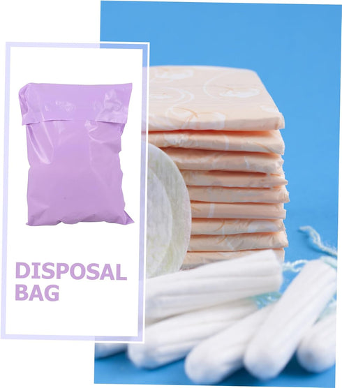 2sets 100pcs*2 CALLARON Menstrual Bags Sanitary Napkin Disposal Bags Self Sealing for Women