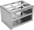 Lab Stand Rack for 32mm Tubes, Compact 6 Hole Stainless Steel Test Tube Holder, Space Saving Design