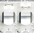 2 E26 Light Brushed Nickel Vanity Lights for Bathroom, Modern Bathroom Light Fixtures Over Mirror, Vanity Light