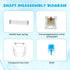 Zyghjort 30 3 Mechanical Keyboard Switches, Pcs Pin Blue Keyboard Clicker Replacement Pre-Lubricated Clicky Key
