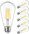 LVWIT ST21 LED Filament Bulb 5W(60 Watt Equivalent) Dimmable 3000K Soft White