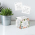 Mothers Floral Sticky Note Cube, 600 Sheets, 2.75" Memo Block, Four Empowering Messages On Each Side