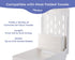 Commercial 500 Paper Towel Dispenser Wall Mount, Holds Multifold, Trifold, Z Fold, C Fold Hand Towels