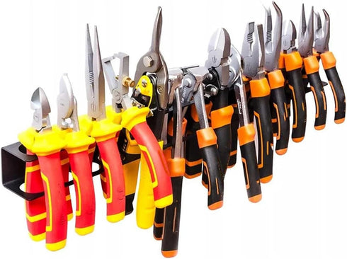 Generic 1.57x1.77x15.7in Tool Rack Screwdriver Organizer - Desk Workbench Storage Solution | Sturdy Molded Holder