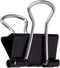 Universal Mini Binder Clips, 1/4-Inch Capacity, 5/8-Inch Wide, Black, 144/Bag
