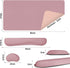 Meetcolor 3-in-1 Set, 31.5" 15.7") Mouse Pad and Keyboard Wrist Rest, Large Keyboard and Mouse Pad Ergonomic Wrist Rest