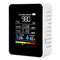 MyCampix 5-in-1 Air Quality Monitor Indoor CO2, HCHO, TVOC Detector with Temperature &