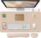 Bloss Leather Desk Pad and Keyboard Wrist Rest, Large Mouse Pad +