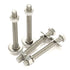 3/8-16 x 4-1/2" Hex Head Bolts with Hex Nuts and Washers - Fully Threaded Stainless Steel 18-8