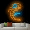 Cowboy Shrimp Neon Sign, Western Cowboy Neon Light, Sea Animal Led Sign,