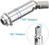 RecDec 2 Pack Sloped Ceiling Light Adapter Adjustable Angle Connector Rods for Semi Flush Mount Ceiling Light Fixture